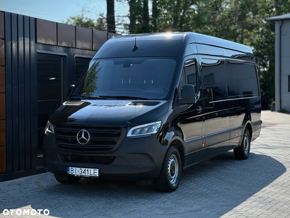Mercedes-Benz Sprinter 315 CDI / Maxi L3 H2 / 2021 ROK Automat 9G Tronic / Czarny / Reflektory LED / Zarejestrowany w PL - 16