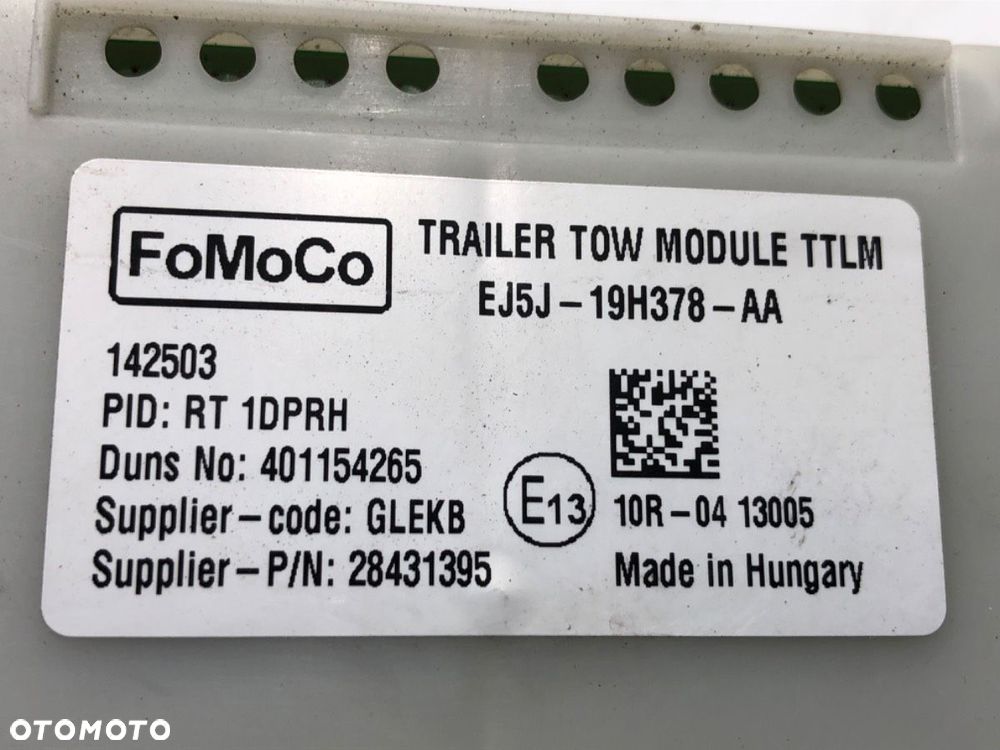 MODUŁ HAKA  FORD KUGA II (DM2) 2012 - 2022 2.0 TDCi 4x4 120 kW [163 KM] olej napędowy 2013 - 2014 - 5