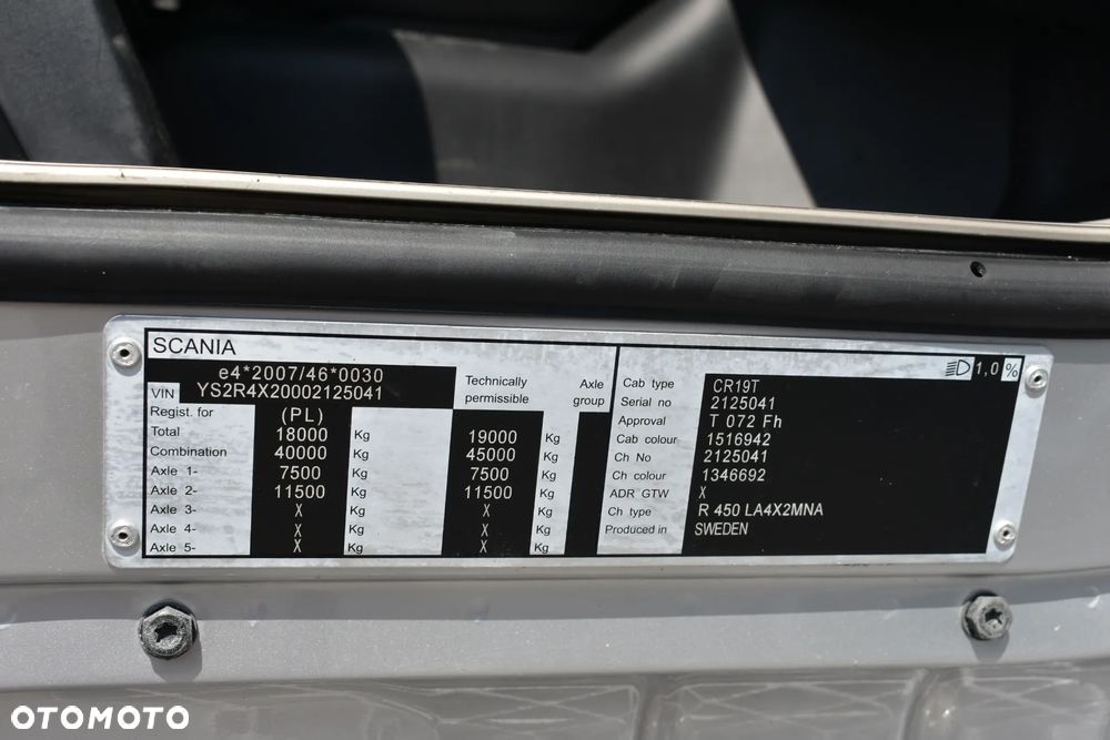 Scania R450 // CROWN EDITION // NAVI // FULL LED TYŁ I PRZÓD // SKÓRY // METALIK // DUŻA NAVI // KLIMA POSTOJOWA // - 33