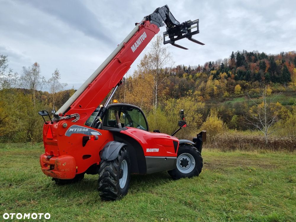 Manitou MT1840 Ładowarka Teleskopowa 18 metrów jak nowa z salonu Import Norwegia Rozsuwanie wideł Hydrauliczne. zmiana na łyżkę Hydra. ZERO LUZÓW Wycieków Maszyna z Gospodarstwa nie katowana - 2