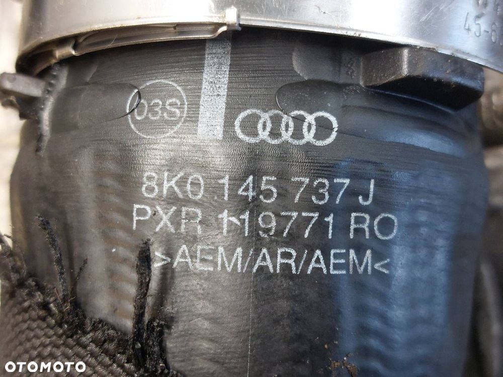 PRZEPŁYWOMIERZ + DOLOT RURA + RURA INTERCOOLERA AUDI A4 B8 1.8 TFSI - 4