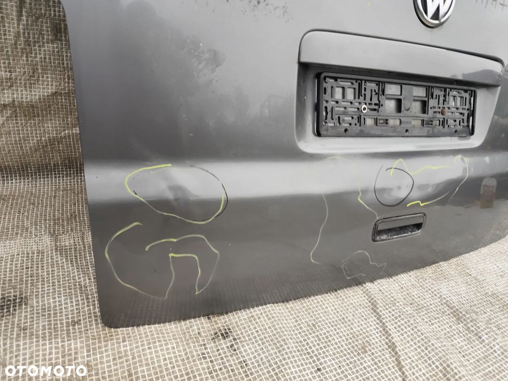 VW Transporter T5 T6 Multivan Klapa Tylna Tył Kompletna Szara LH7W - 9