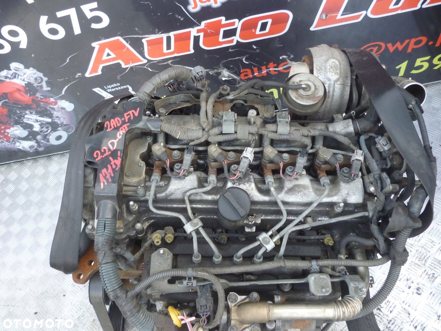 SILNIK KOMPLETNY TOYOTA COROLLA 2.2 D-CAT 2AD-FTV 171 TYS - 2