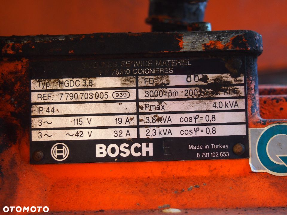 Agregat diesel + Młot do kucia Bosch - 5