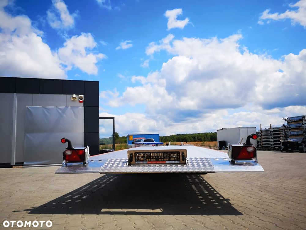 Wiola DOSTAWA! Przyczepa Laweta L35G65P wym. 650 x 204cm! UCHYLNA! Podłoga z paneli ALUMINIOWYCH. SOLIDNA! DMC 3500kg - 8