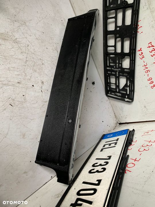 PODKŁADKA POD TABLICĘ REJ. CHROM BMW E39 PRZEDLIFT - 4