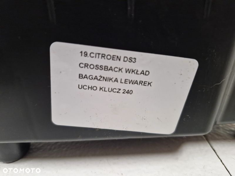 CITROEN DS3 CROSSBACK WKŁAD BAGAŻNIKA LEWAREK UCHO KLUCZ - 3