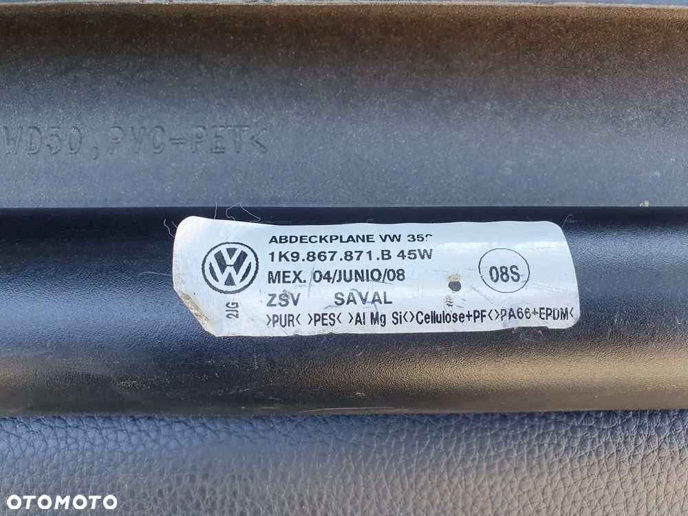 VW GOLF V VI KOMBI ROLETA BAGAŻNIKA 1K9867871B - 5