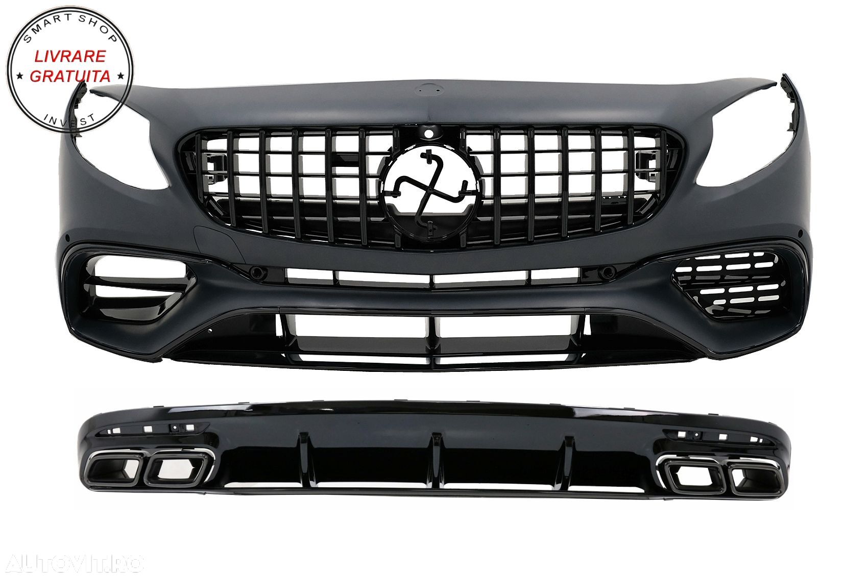 Pachet Exterior Mercedes S-Class C217 Coupe Sport Line (2015-2021) S63 Design- livrare gratuita - 1
