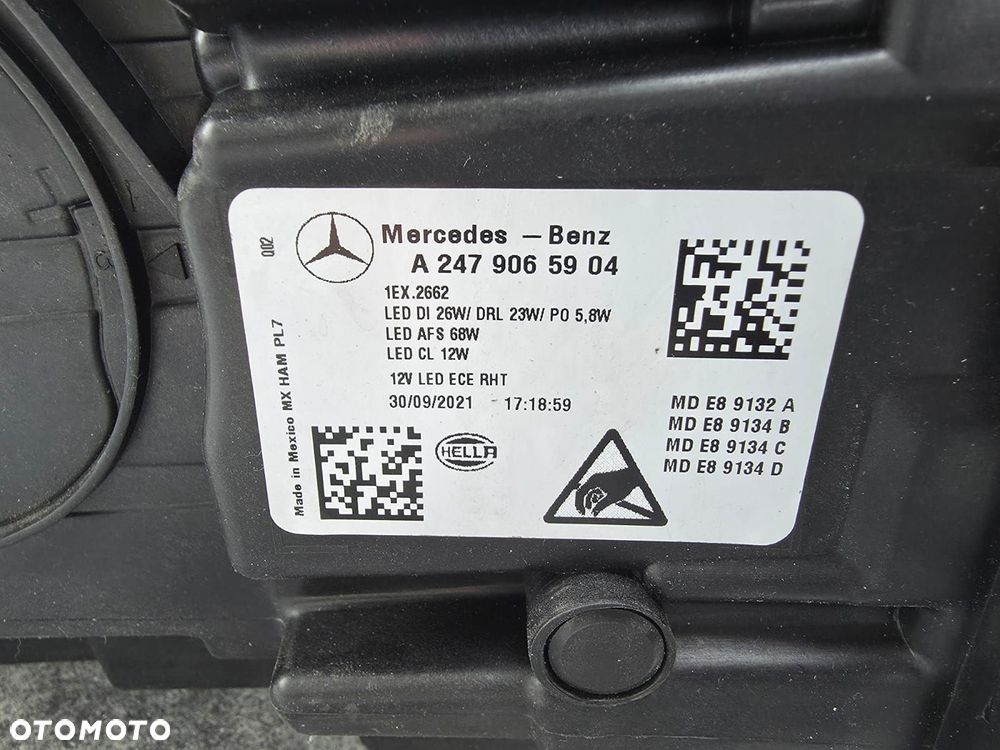 mercedes glb x247 247 lampy przód full led multibeam a2479065904 a2479069001 - 16