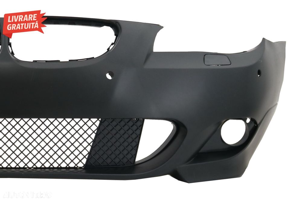 Bara Fata cu Proiectoare Ceata BMW Seria 5 E60 E61 (2003-2007) M-Technik Design- livrare gratuita - 5