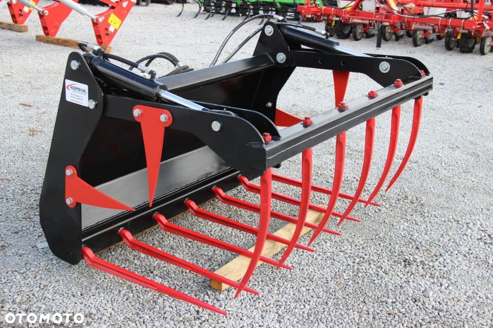 Krokodyl ładowacz czołowy Wol-Met kute zęby 1,6 m - 2