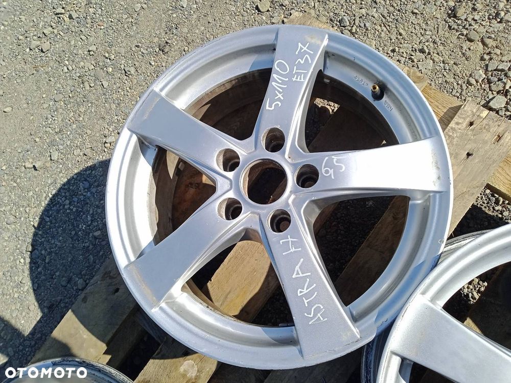 FELGI ALUMINIOWE 5X100 6.5JX16 ET37 OPEL ASTRA H 1.8 - 5