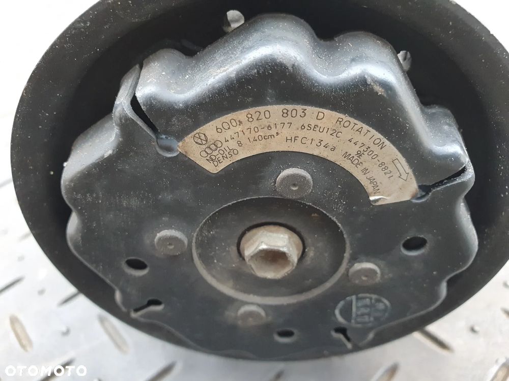 KOMPRESOR SPRĘŻARKA KLIMATYZACJI 6Q0820803D VW AUDI DENSO ORYGINAŁ GOLF BORA LUPO POLO FOX A2 IB - 7