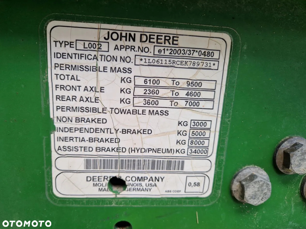 John Deere 6115 R - 9