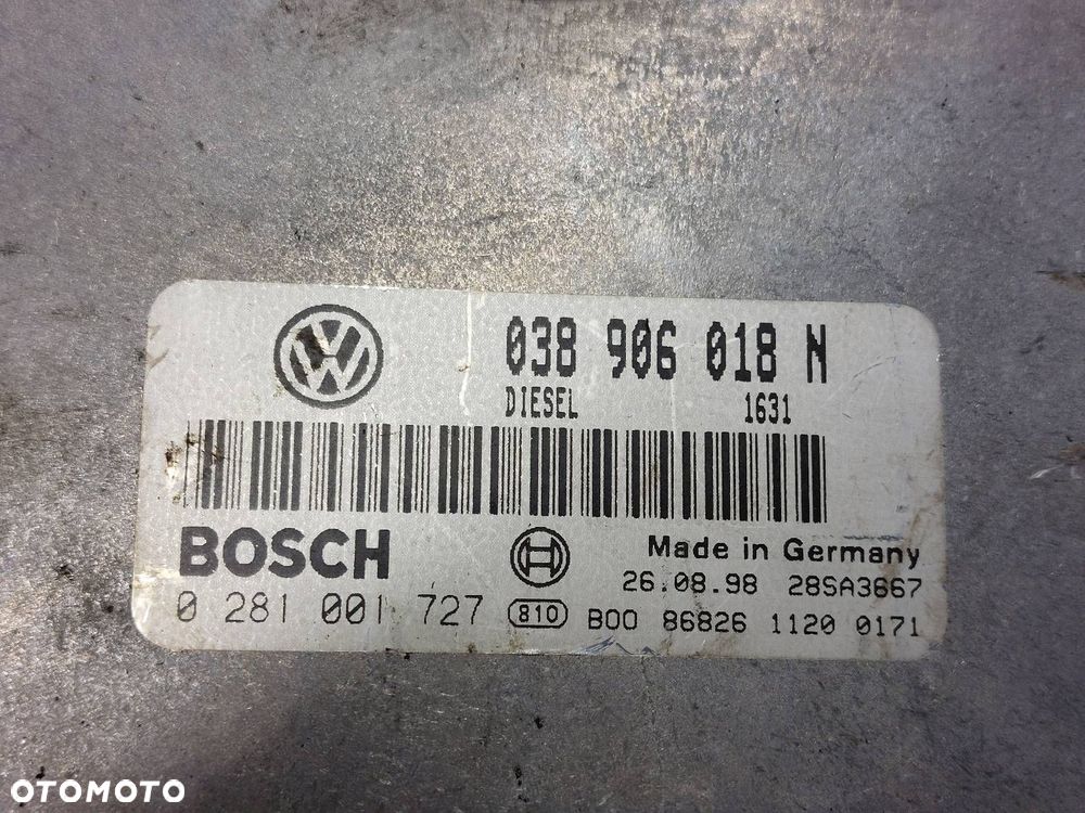 ZESTAW STARTOWY PASSAT B5 1.9 TDI 038906018N - 2