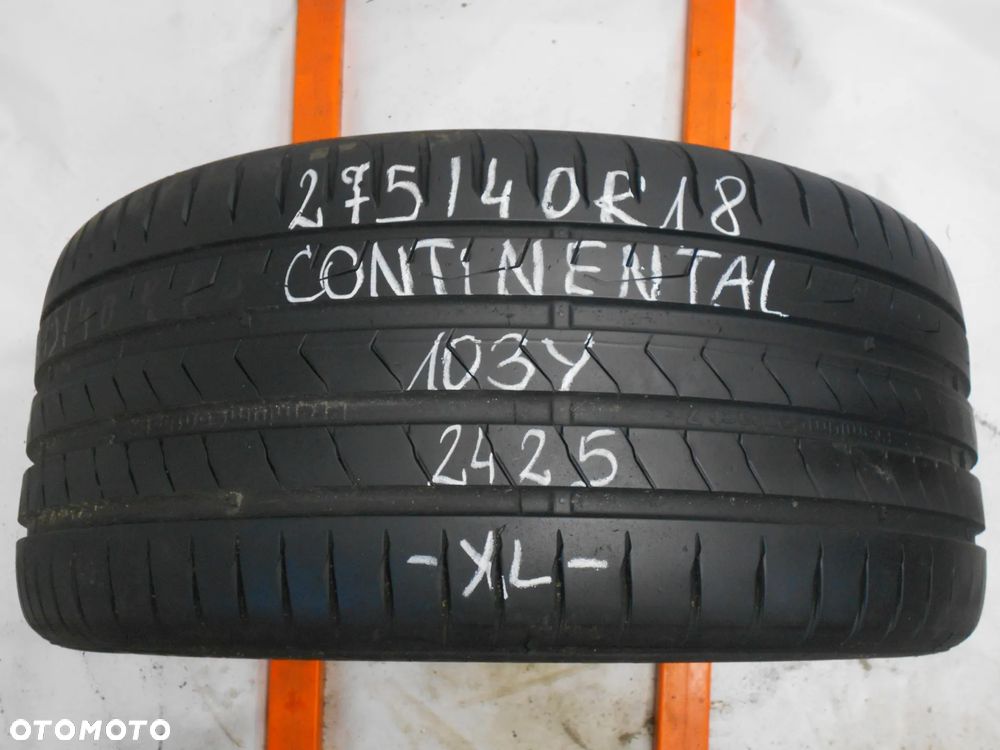 OPONA POJEDYNKA 275/40R18 CONTINENTAL PREMIUM CONTACT 7 XL DOT 2425 6.8MM - 1