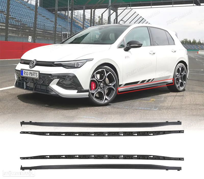 EXTENSÕES EMBALADEIRAS VOLKSWAGEN VW GOLF 8 LOOK GTI - 1