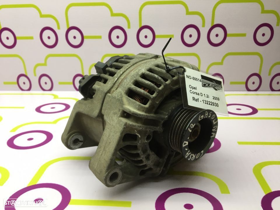 Alternador Opel Corsa D 1.2i de 2009 - Ref : 13222930 - NO50014 - 1