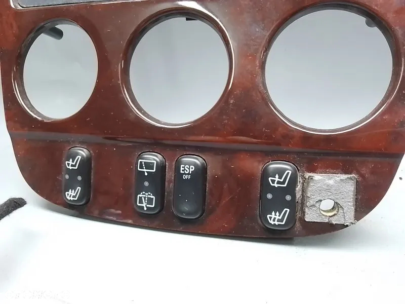 Dekor Ramka Schowek Panel Drewno Mercedes ML W163 Lift 2001-2005 - 5