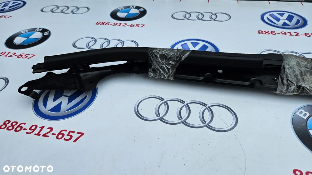 BMW 5 E60 E61 Osłona zderzaka przedniego Listwa górna zderzaka Uszczelka 7063835 Pas górny Wzmocnienie 7054360 - 8