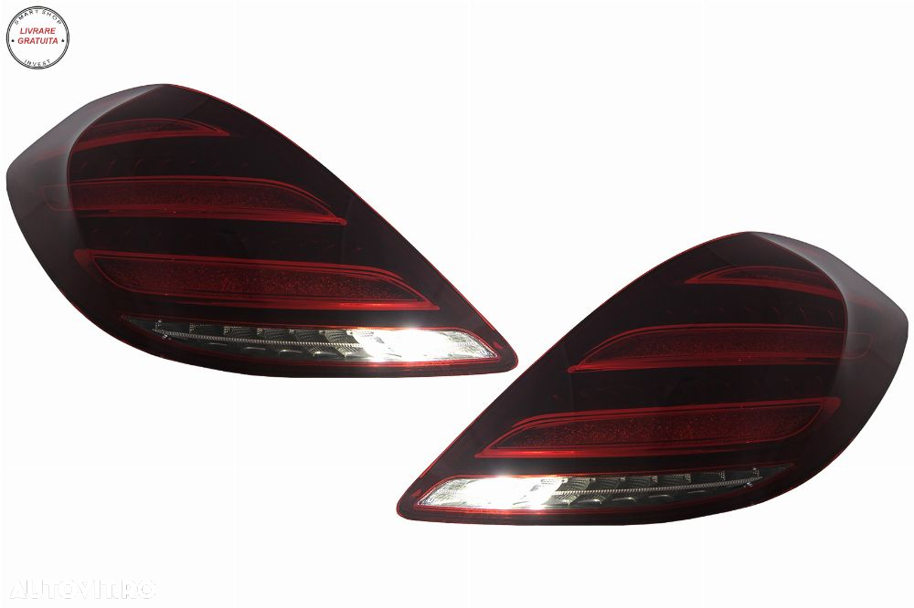 Stopuri Full LED Mercedes S-Class W222 (2013-2017) Semnalizare Dinamica Facelift D- livrare gratuita - 11