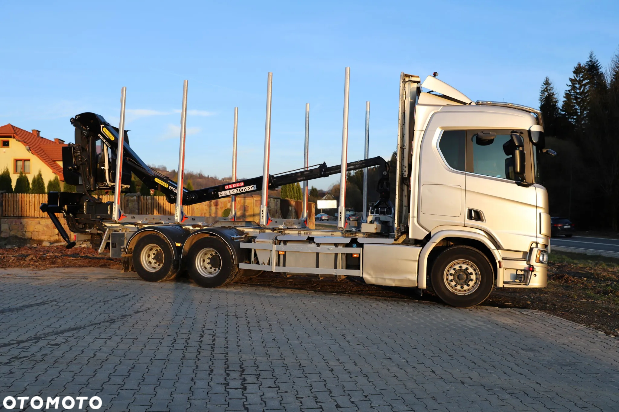 Scania R650 6X4 EURO 6 Resor Resor Dzwig Epsilon z Kabina Do drewna Lasu dłużycy kłody Palfinger - 4