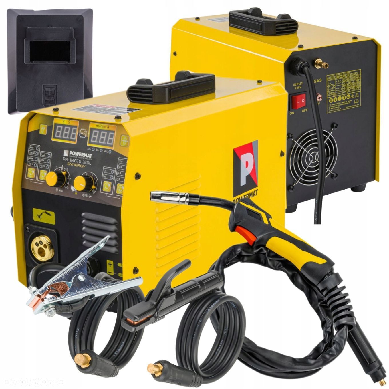 POWERMAT MIGOMAT INWERTOROWY MIG/MAG FLUX MMA TIG-LIFT SYNERGICZNY 15-180A - 1
