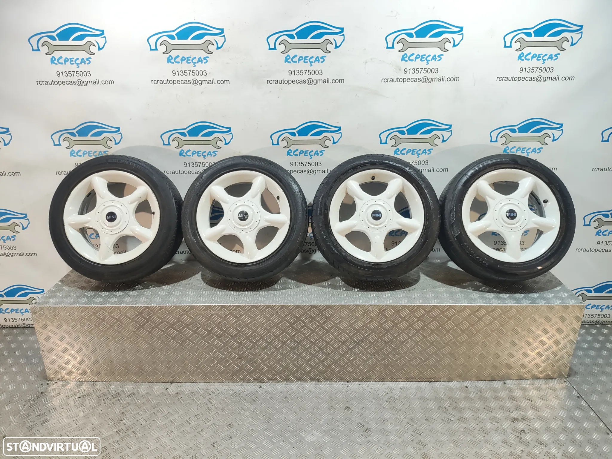 .JANTES ORIGINAIS MINI COOPER R50 16 POLEGADAS 6,5J ET48 4X100 - 9