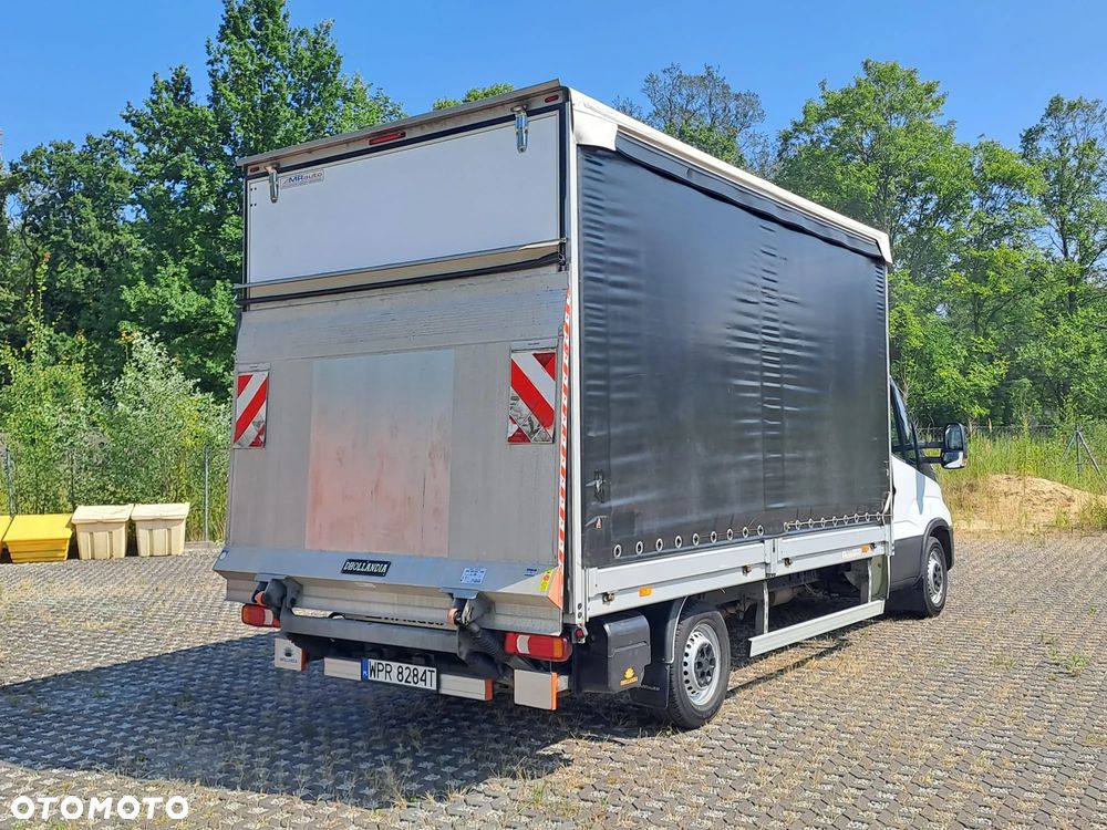 Iveco Daily | Plandeka + Winda 750kg | Gwarancja 12mc |  3.0l 180KM | Full Led |  Krajowy | 8 EP | Firanka | - 7