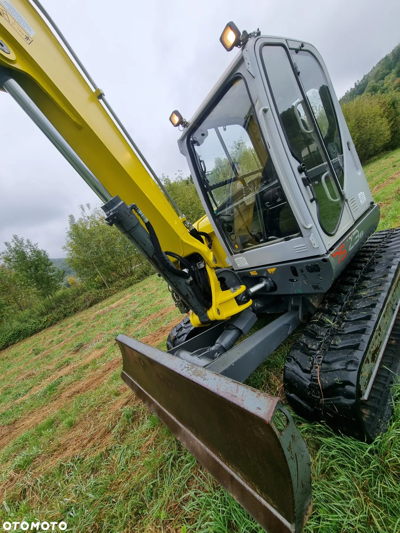 Wacker Neuson 75Z3 Koparka Gąsienicowa 8 ton jak Nowa z Norwegii 2015r Klima 2300mtg  Zero luzów wycieków Serwisowana w Dekra Silnik Yanmar pompa ON - 6