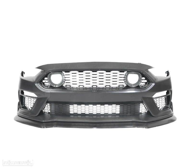 PARA-CHOQUES FRONTAL FORD MUSTANG 18-22 LOOK MACH 1 GRELHA LUZ LED - 2
