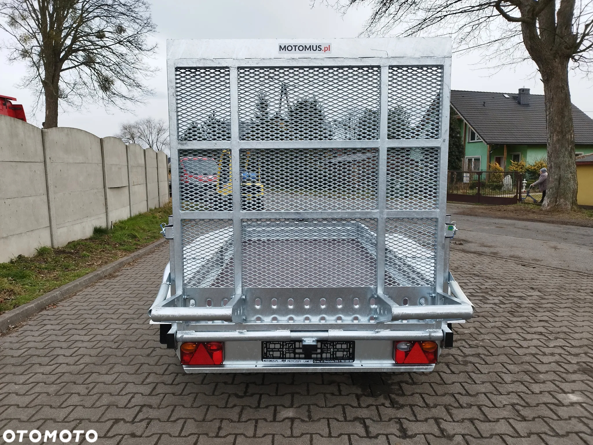 Wiola Przyczepa Wiola B2630 Trap 292x142 cm 2 osie DMC 2700 kg minikoparka walec - 4