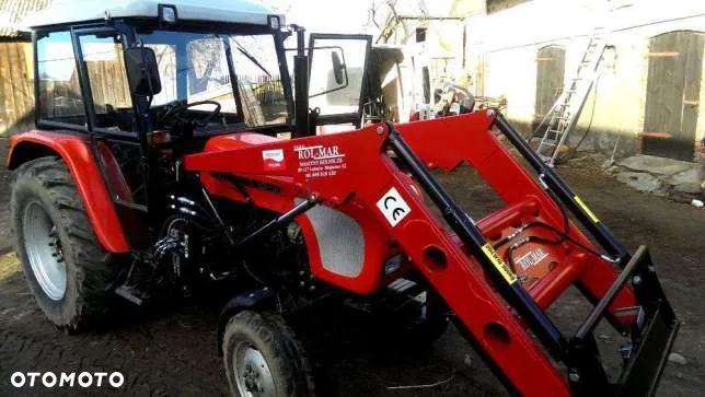 Ładowacz czołowy tur 900kg udźwigu do C330 C360 MF 255 3512 SIŁOWNIKI 2 STRONNE - 4