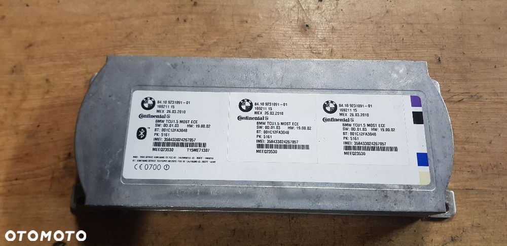 BMW E60 E61 MODUŁ BLUETOOTH 9231091 - 1