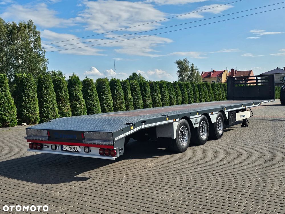 Krone LAWETA PLATFORMA NISKOPODWOZIE 3-osiowa Mało uzywana! - 19