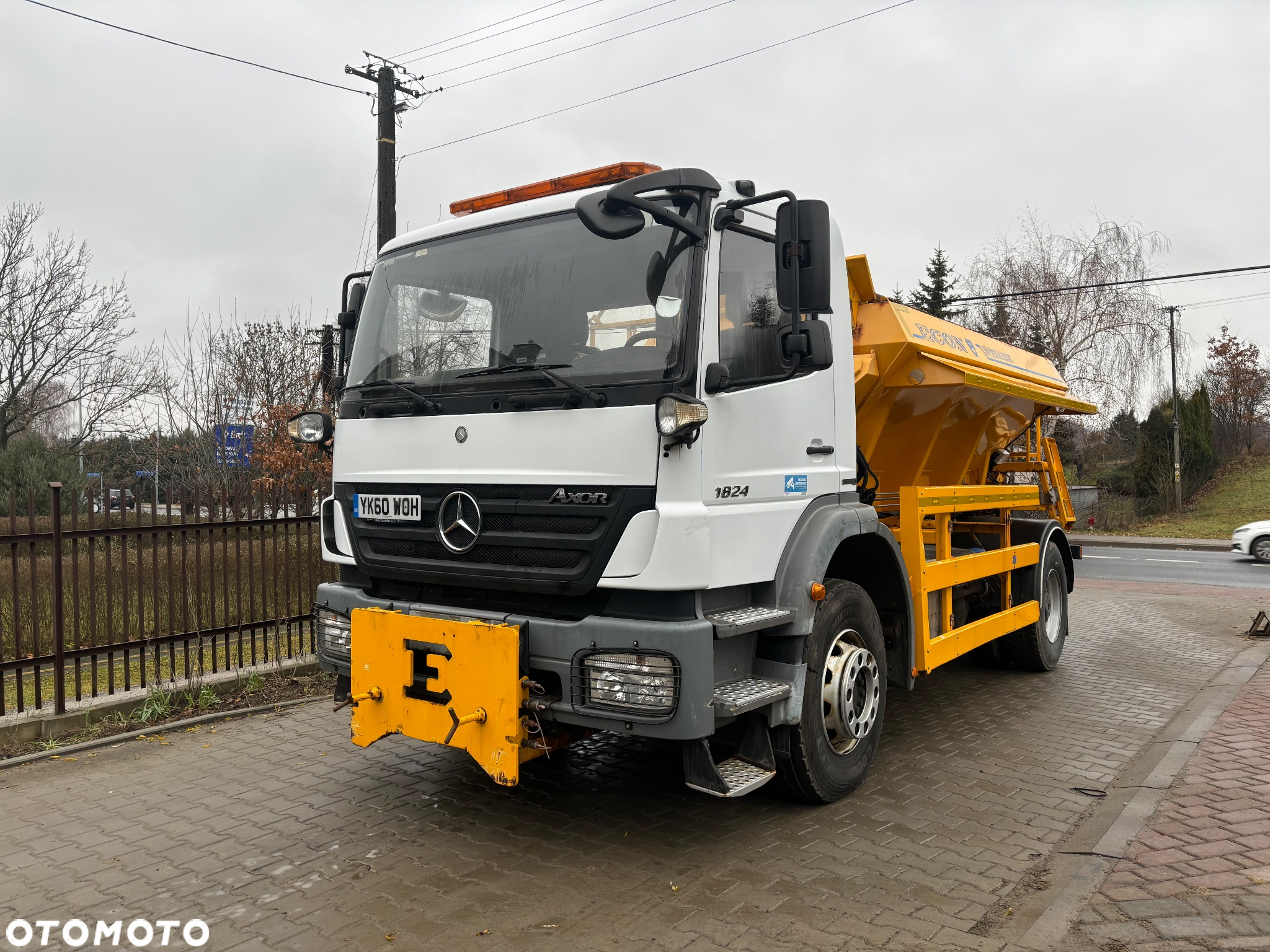 Mercedes-Benz Axor 4x2 piaskarka solarka econ schmidt 1824 e5 - 2