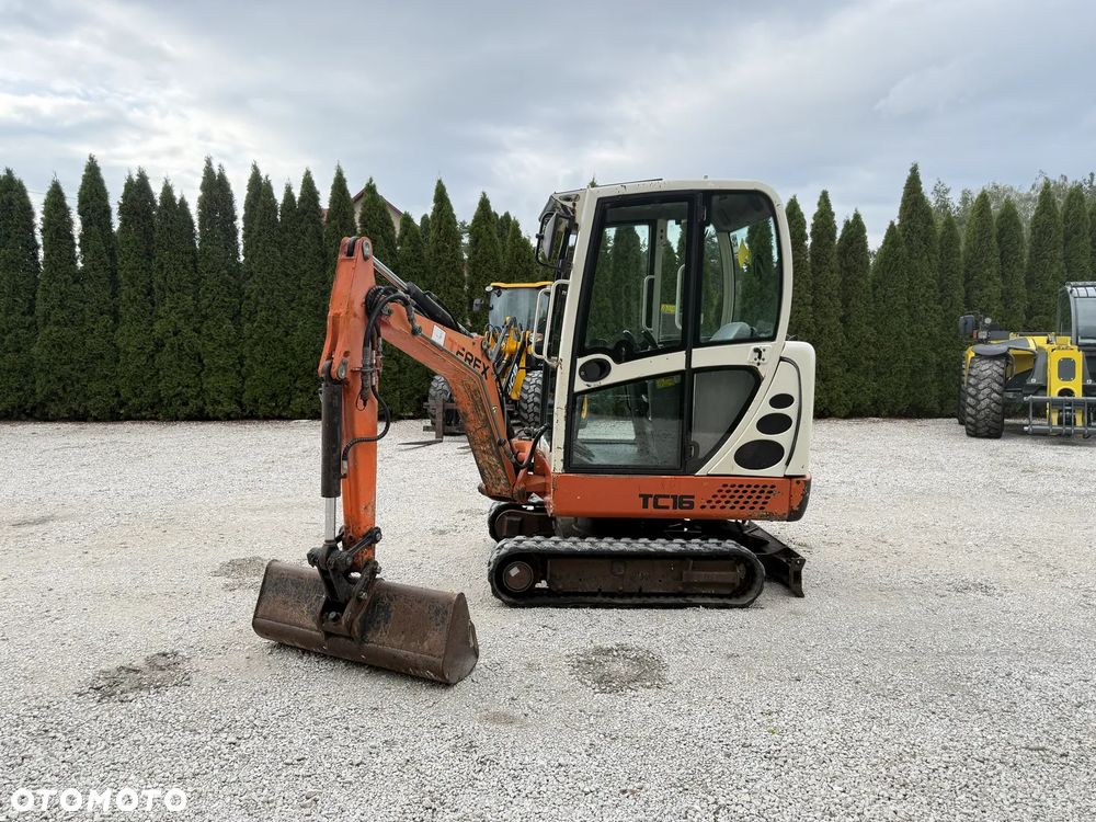 TEREX TC 16 MINIKOPARKA / ORYGINAŁ / Z NIEMIEC / SZYBKOZŁĄCZE / koparka schaeff jcb kubota hitachi yanmar bobcat zx 19 e17 KX018 PC 18 SV 18 20 czesci hydraulika - 37