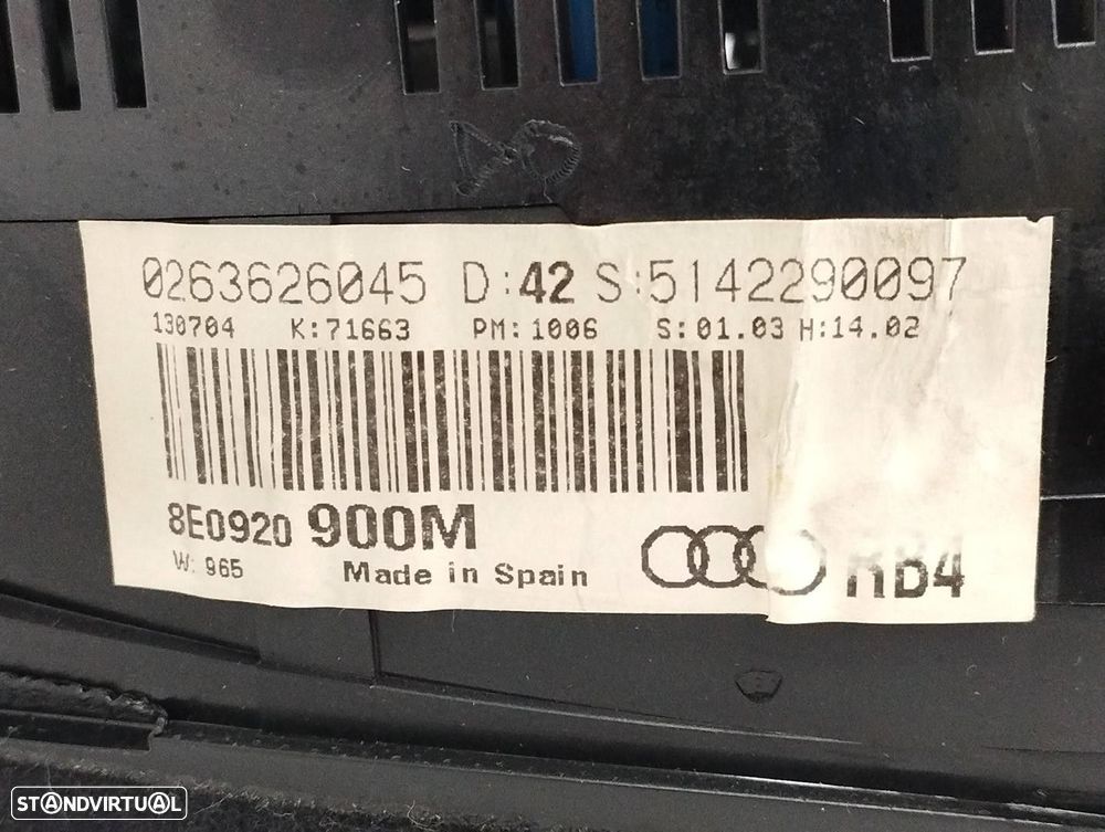 QUADRANTE AUDI A4 2004 -8E0920900M - 1