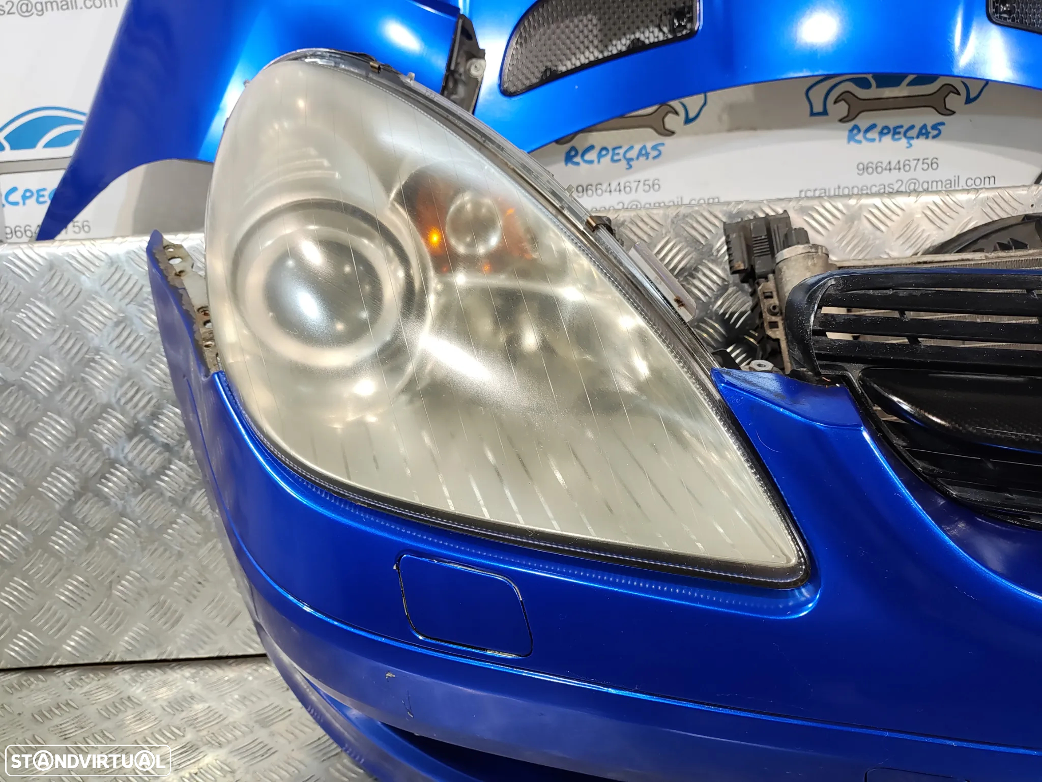 .FRENTE COMPLETA MERCEDES BENZ SLK R171 CAPOT PARACHOQUES GUARDA-LAMAS OTICAS RADIADOR VENTILADOR FRENTE FIBRA REFORÇO - 8