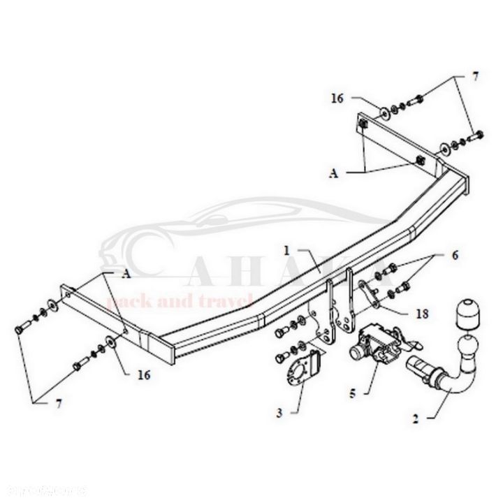 Hak Holowniczy Automat Do Mazda 5 Cr19 2005-2008 - 3