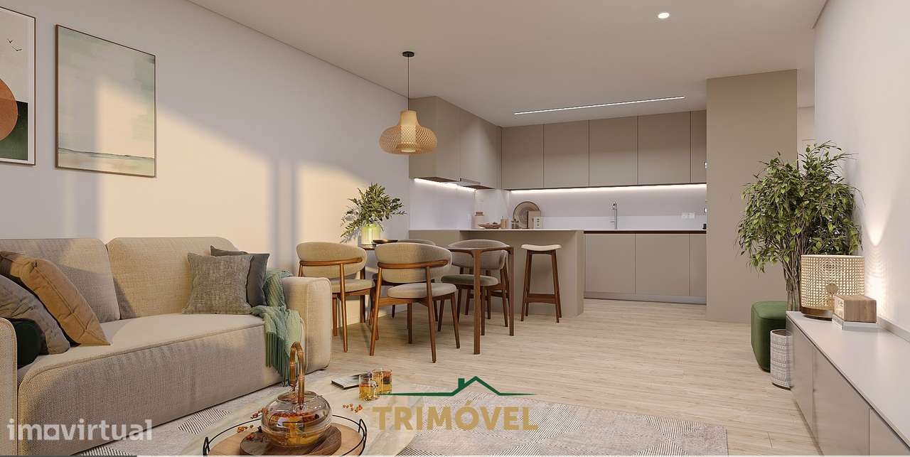 Apartamento T1+1 NOVO em São João da Madeira - Grande imagem: 4/25