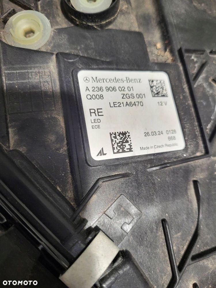 mercedes-benz cle w236 digital komplet lamp przednich a2369060101 - 11