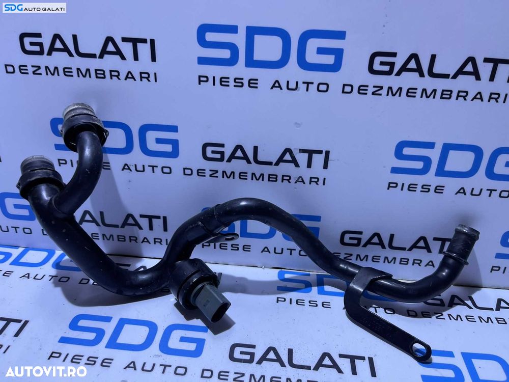 Teava Conducta Apa cu Senzor Temperatura Audi A6 C6 2.7 TDI BPP BSG 2005 - 2011 Cod 059121065AH [S0095] - 4
