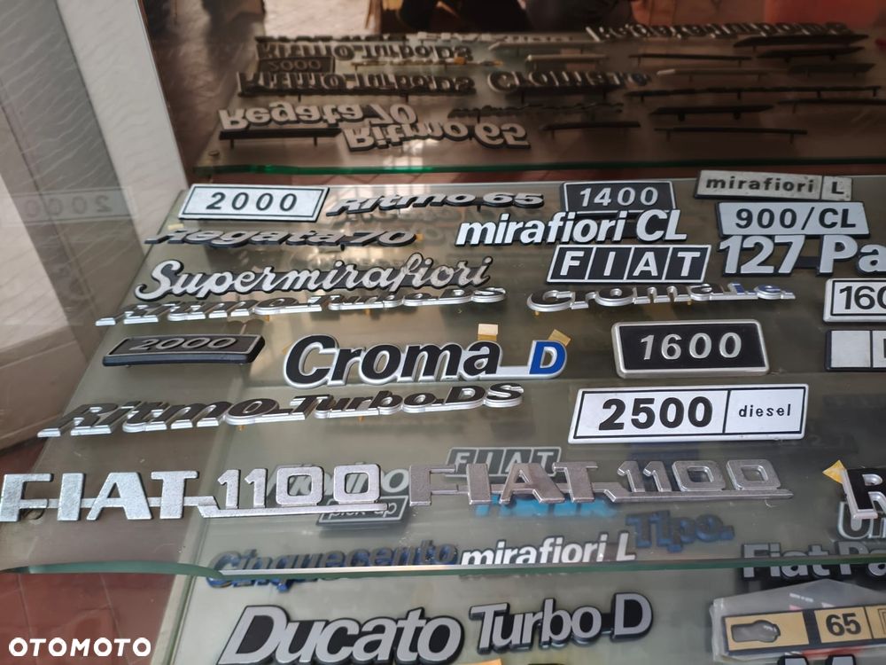 EMBLEMATY FIAT LANCIA 126 125 127 131 uno panda ritmo 1100 1500 prisma oraz inne.... - 15