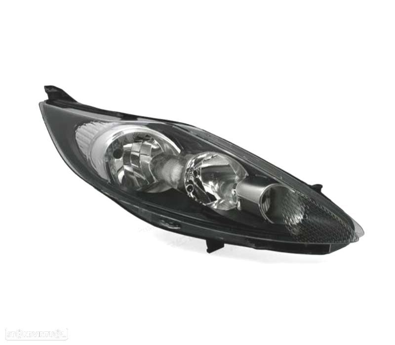 FARÓIS FRONTAIS PARA FORD FIESTA MK7. FUNDO PRETO - 3