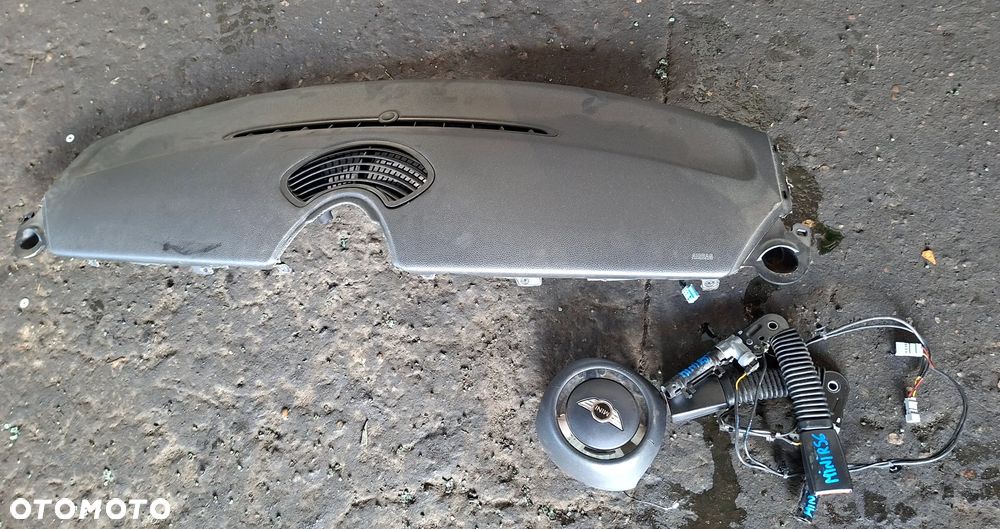 MINI COOPER ONE R56 11r DESKA ROZDZIELCZA AIRBAG PASY KONSOLA - 1