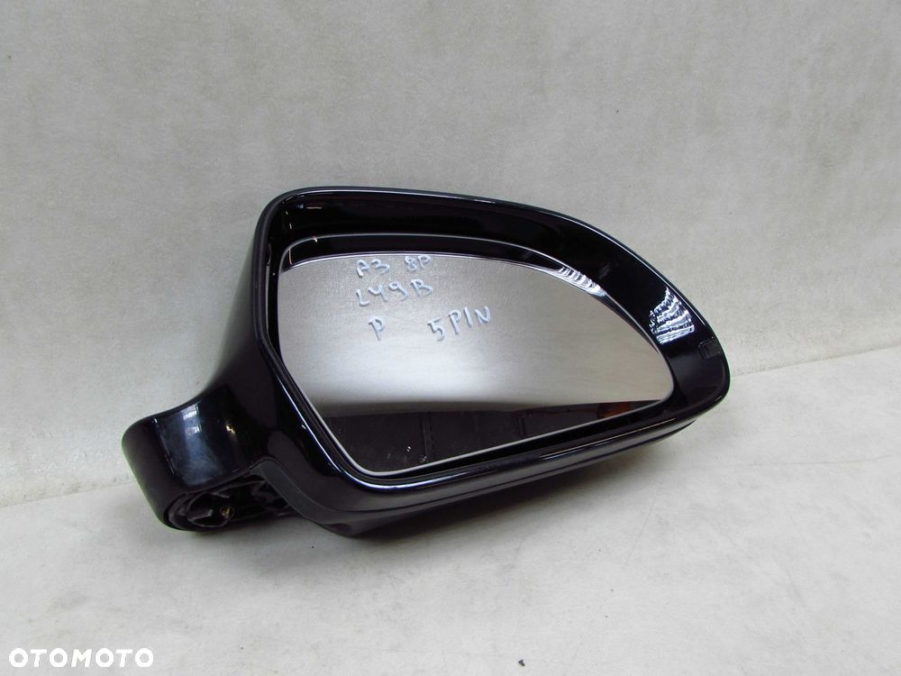 AUDI A3 8P LIFT 09-13 LUSTERKO PRAWE 5 PIN OBUDOWA LY9B - 3