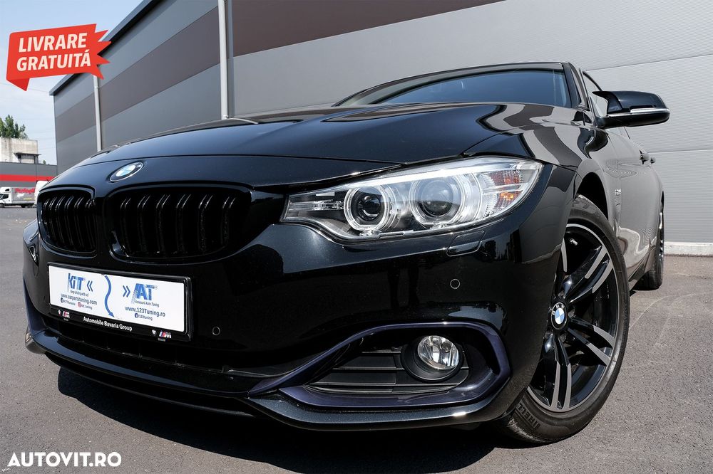 Grile Centrale BMW 4 Series F32 F33 F36 (2013-03.2019) Piano Black M Design- livrare gratuita - 10