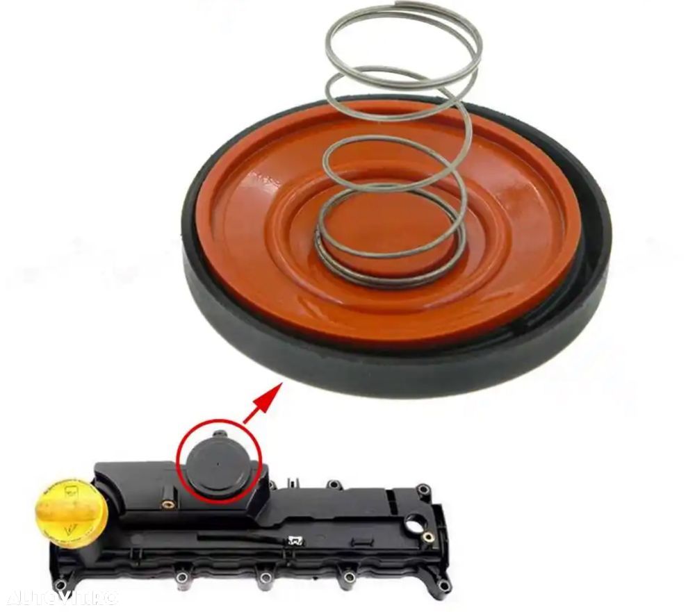 Supapa Valva Pcv Membrana Capac Tacheti Nissan Renault 1.5 Dci - 1